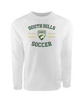 South Hills HS Soccer Curve - Crewneck Sweatshirt