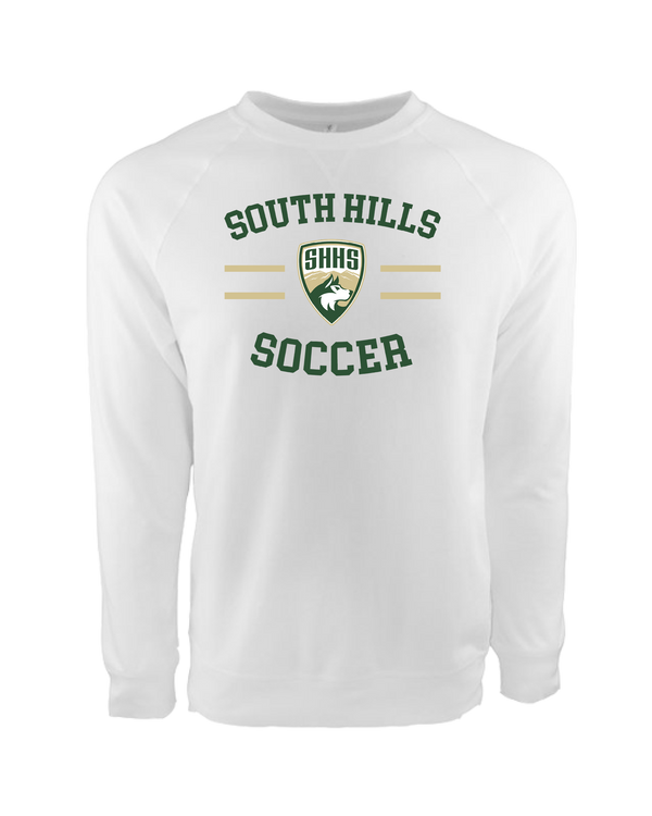 South Hills HS Soccer Curve - Crewneck Sweatshirt