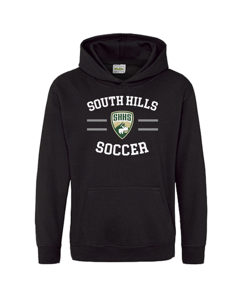 South Hills HS Soccer Curve - Cotton Hoodie