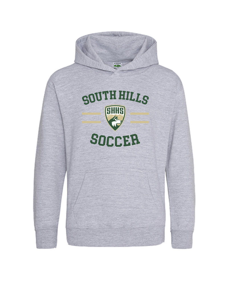 South Hills HS Soccer Curve - Cotton Hoodie