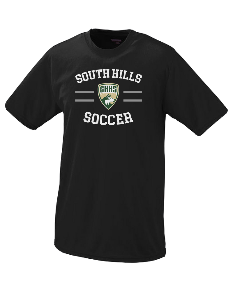 South Hills HS Soccer Curve - Performance T-Shirt