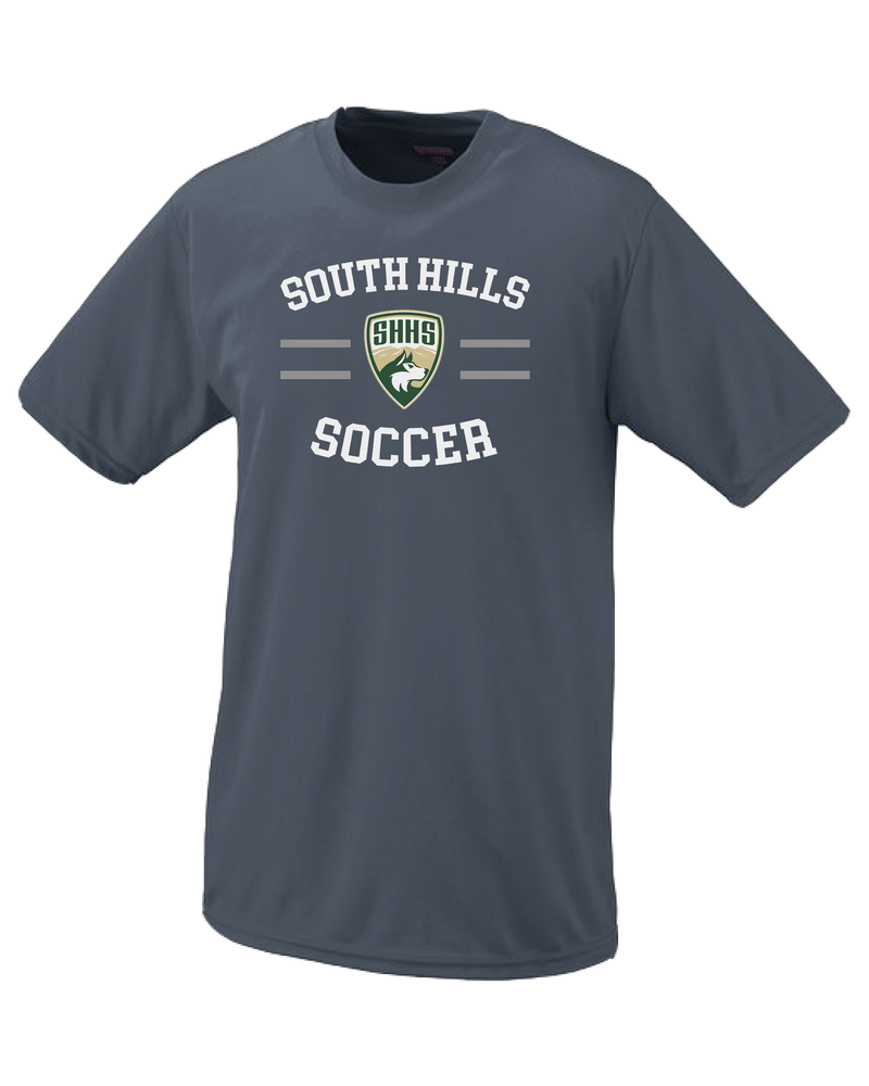 South Hills HS Soccer Curve - Performance T-Shirt