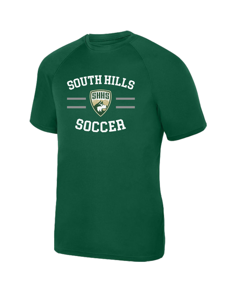 South Hills HS Soccer Curve - Youth Performance T-Shirt