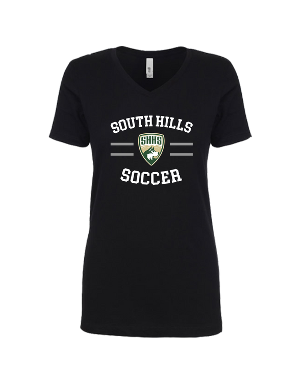 South Hills HS Soccer Curve - Women’s V-Neck