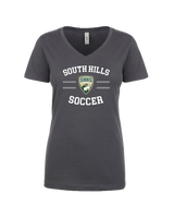 South Hills HS Soccer Curve - Women’s V-Neck