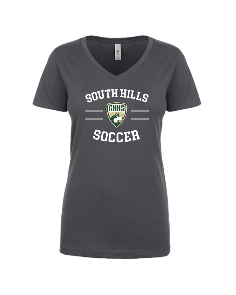 South Hills HS Soccer Curve - Women’s V-Neck