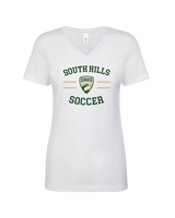 South Hills HS Soccer Curve - Women’s V-Neck