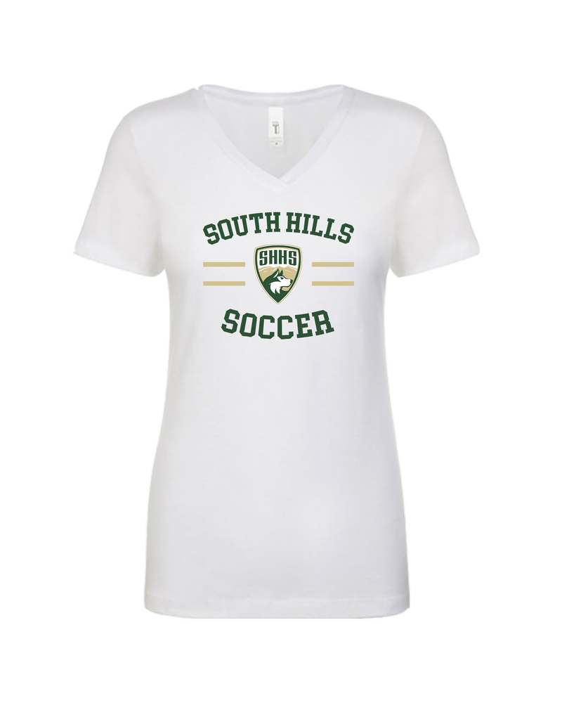 South Hills HS Soccer Curve - Women’s V-Neck