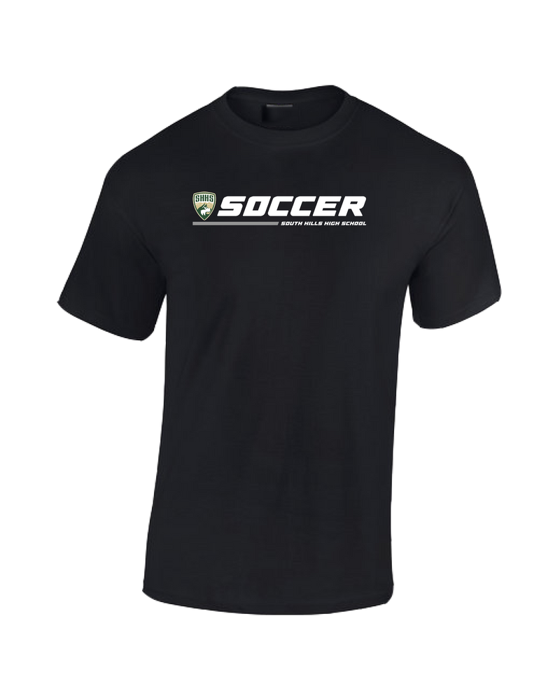 South Hills HS Soccer Line - Cotton T-Shirt
