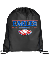 South Putnam HS Girls Basketball Border - Drawstring Bag