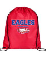 South Putnam HS Girls Basketball Border - Drawstring Bag