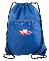 South Putnam HS Girls Basketball Border - Drawstring Bag