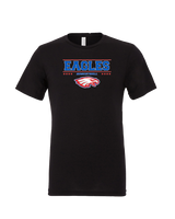 South Putnam HS Girls Basketball Border - Mens Tri Blend Shirt