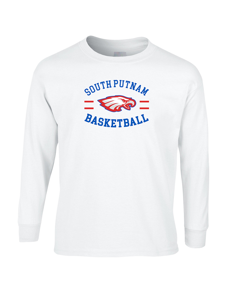 South Putnam HS Girls Basketball Curve - Mens Cotton Long Sleeve
