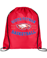 South Putnam HS Girls Basketball Curve - Drawstring Bag