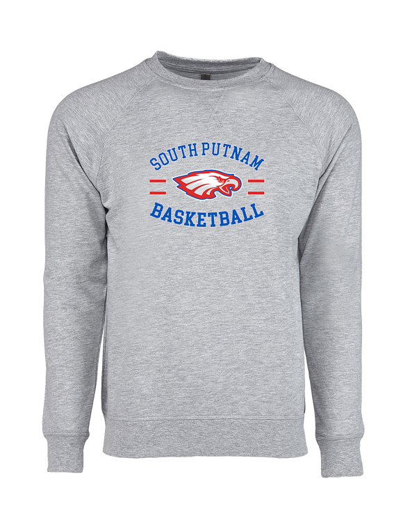 South Putnam HS Girls Basketball Curve - Crewneck Sweatshirt