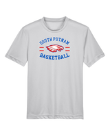 South Putnam HS Girls Basketball Curve - Youth Performance T-Shirt