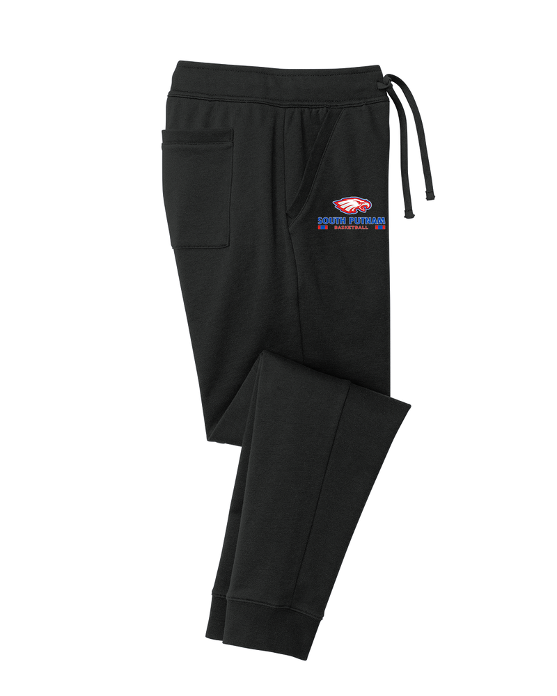 South Putnam HS Girls Basketball Stacked - Cotton Joggers