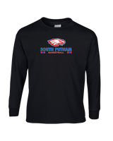 South Putnam HS Girls Basketball Stacked - Mens Cotton Long Sleeve