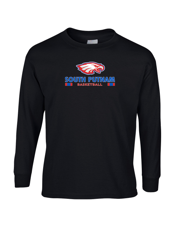 South Putnam HS Girls Basketball Stacked - Mens Cotton Long Sleeve