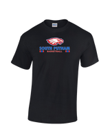 South Putnam HS Girls Basketball Stacked - Cotton T-Shirt