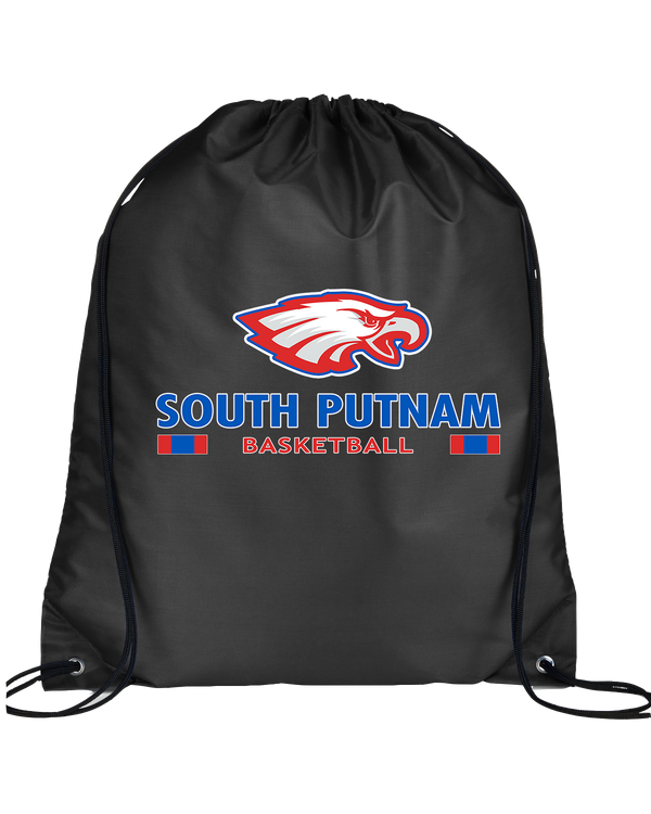 South Putnam HS Girls Basketball Stacked - Drawstring Bag