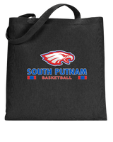 South Putnam HS Girls Basketball Stacked - Tote Bag