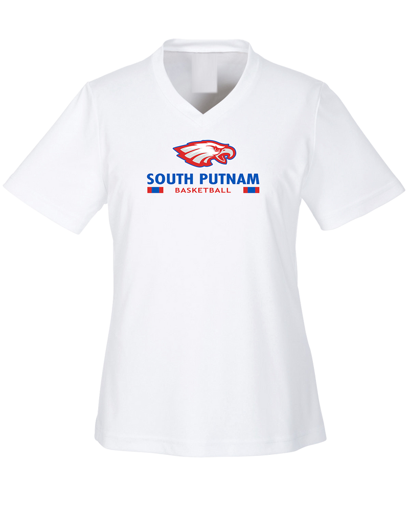 South Putnam HS Girls Basketball Stacked - Womens Performance Shirt