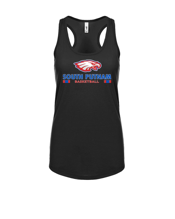 South Putnam HS Girls Basketball Stacked - Womens Tank Top