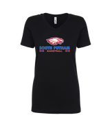 South Putnam HS Girls Basketball Stacked - Womens V-Neck