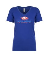 South Putnam HS Girls Basketball Stacked - Womens V-Neck