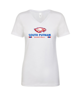 South Putnam HS Girls Basketball Stacked - Womens V-Neck