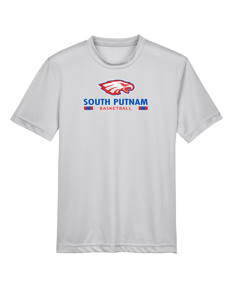 South Putnam HS Girls Basketball Stacked - Youth Performance T-Shirt