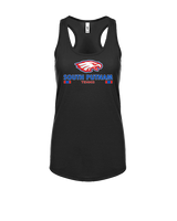 South Putnam HS Tennis Stacked - Womens Tank Top