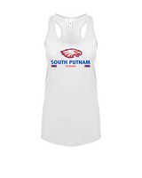 South Putnam HS Tennis Stacked - Womens Tank Top
