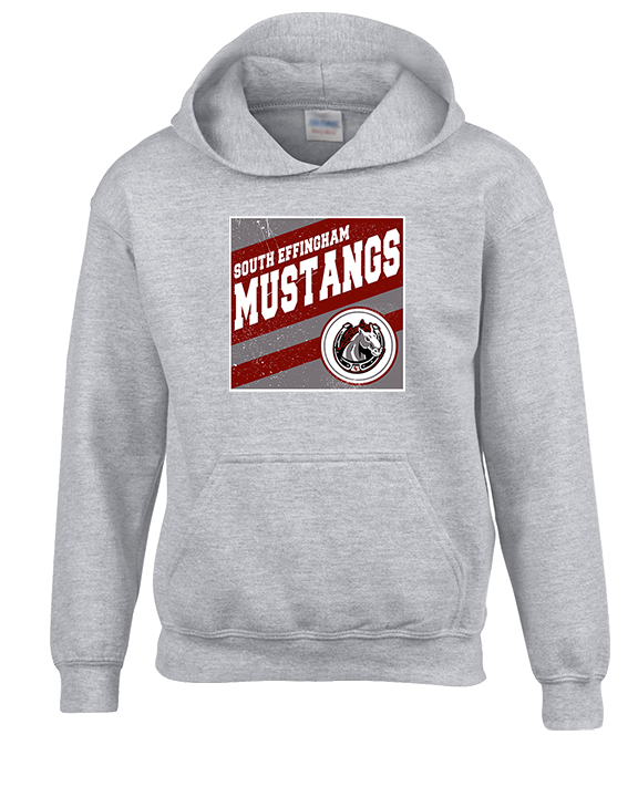 South Effingham HS Cross Country Square - Youth Hoodie