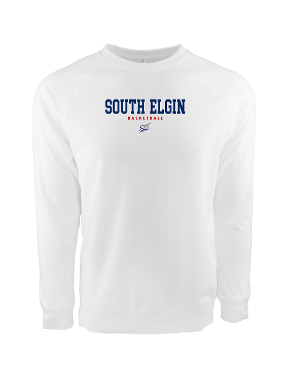 South Elgin HS Basketball Block - Crewneck Sweatshirt