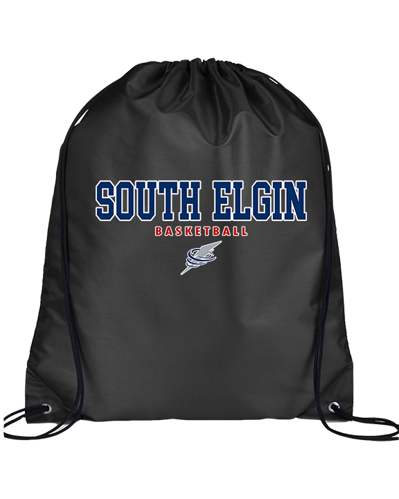 South Elgin HS Basketball Block - Drawstring Bag