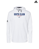 South Elgin HS Basketball Block - Mens Adidas Hoodie