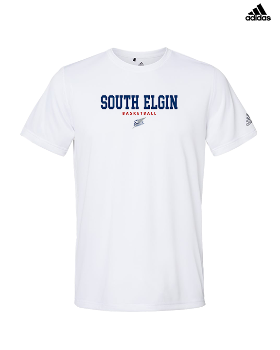 South Elgin HS Basketball Block - Mens Adidas Performance Shirt