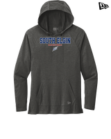 South Elgin HS Basketball Block - New Era Tri-Blend Hoodie