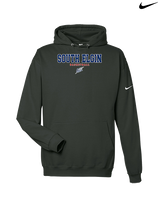 South Elgin HS Basketball Block - Nike Club Fleece Hoodie