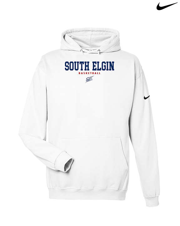 South Elgin HS Basketball Block - Nike Club Fleece Hoodie