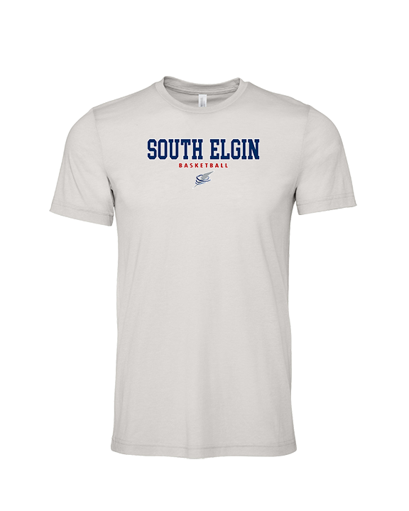 South Elgin HS Basketball Block - Tri-Blend Shirt