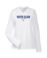 South Elgin HS Basketball Block - Womens Performance Longsleeve