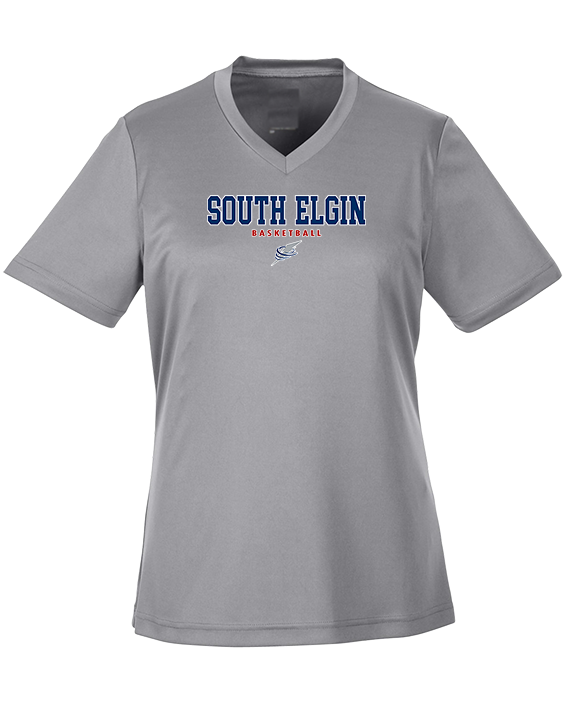South Elgin HS Basketball Block - Womens Performance Shirt