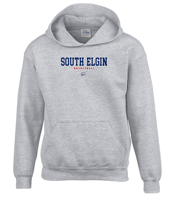 South Elgin HS Basketball Block - Youth Hoodie