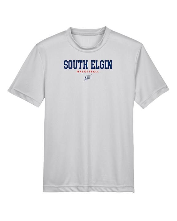 South Elgin HS Basketball Block - Youth Performance Shirt