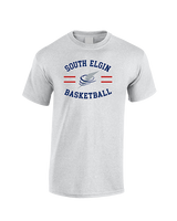 South Elgin HS Basketball Curve - Cotton T-Shirt