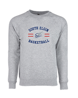 South Elgin HS Basketball Curve - Crewneck Sweatshirt